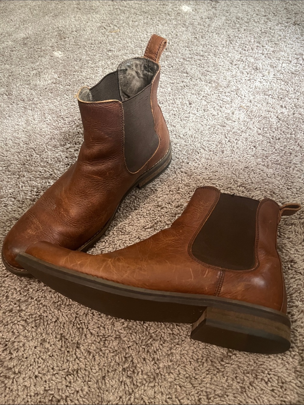 Wolverine Brown Leather Chelsea Boots